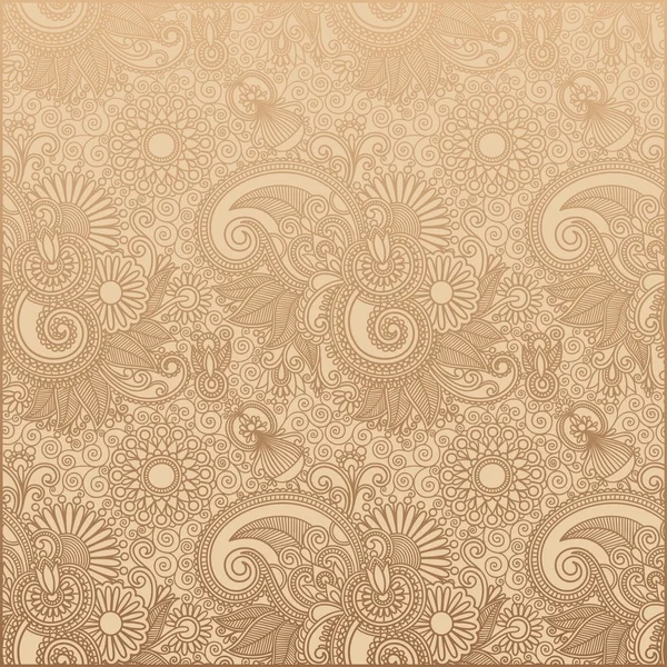 Design paisley fleur — Image vectorielle