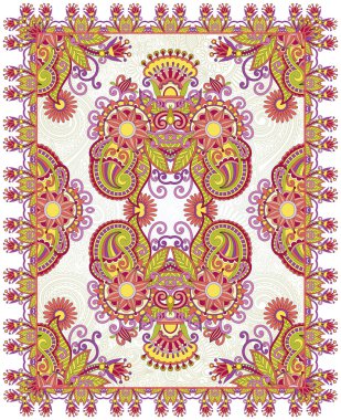 Ornamental Seamless Carpet Design clipart