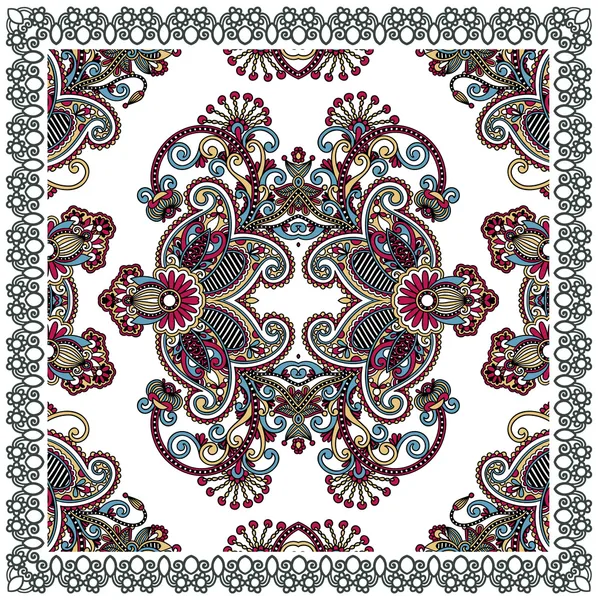 Bandana de paisley floral — Archivo Imágenes Vectoriales