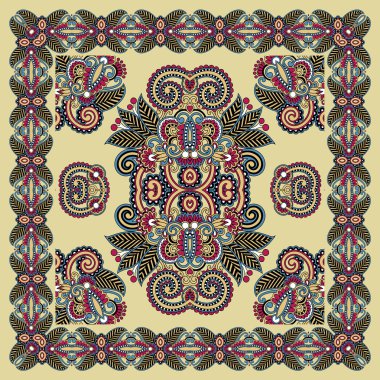 Ornamental Seamless Carpet Design clipart