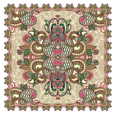 Ornamental Seamless Carpet Design clipart