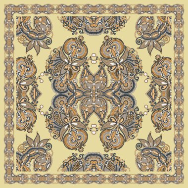 Ornamental Seamless Carpet Design clipart