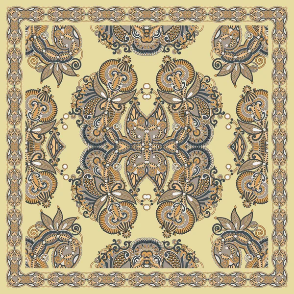Ornamentale nahtlose Teppichgestaltung — Stockvektor