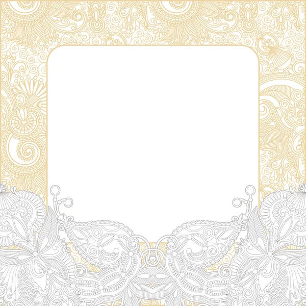 Ornate floral background — Stock Vector