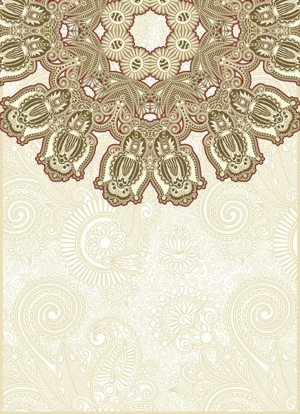 Cercle fond floral — Image vectorielle