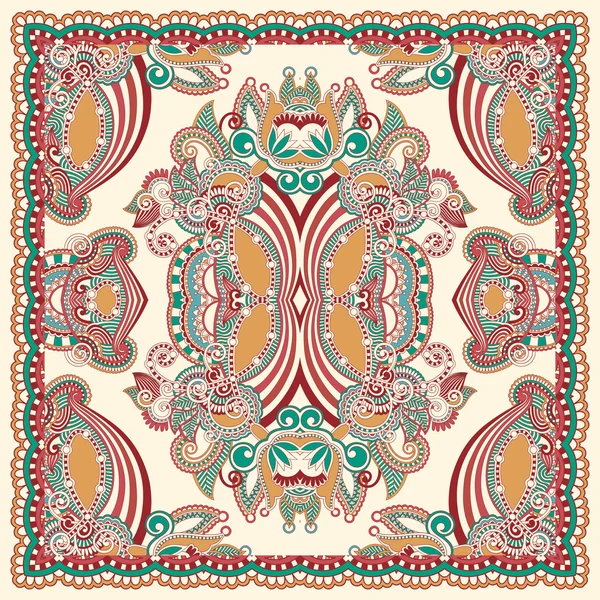 Paisley floral Bandanna — Image vectorielle