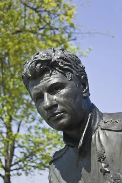 stock image Monument to the actor of leonidu bykovu