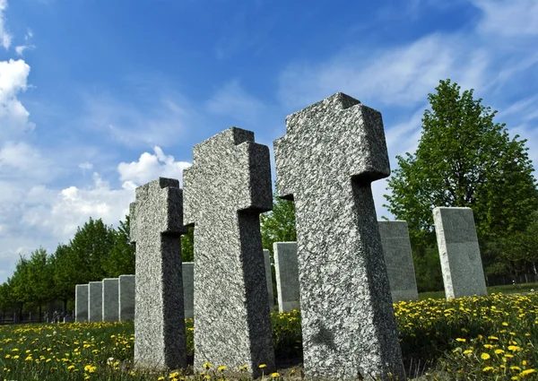 stock image Old cross on cemetery