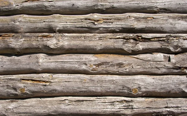 stock image Old wooden wall of the timberwood