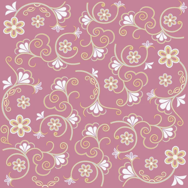 Floral background Pink — Stock Vector