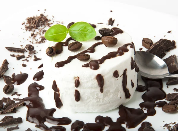 Glace vanille au chocolat — Photo