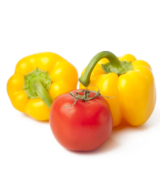 Солодкий перець і помідор — стокове фото