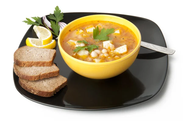 Суп с бобами — стоковое фото