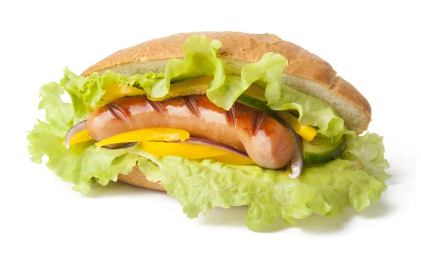 Sosisli sandviç — Stok fotoğraf