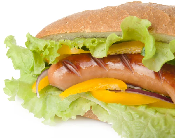Sosisli sandviç — Stok fotoğraf