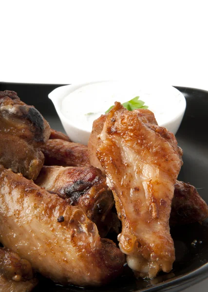 Grilled chicken wings — Stock Photo, Image