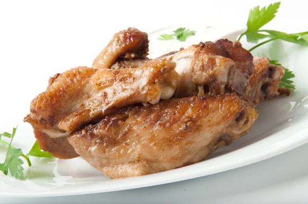 Skrzydełka z kurczaka z grilla — Zdjęcie stockowe