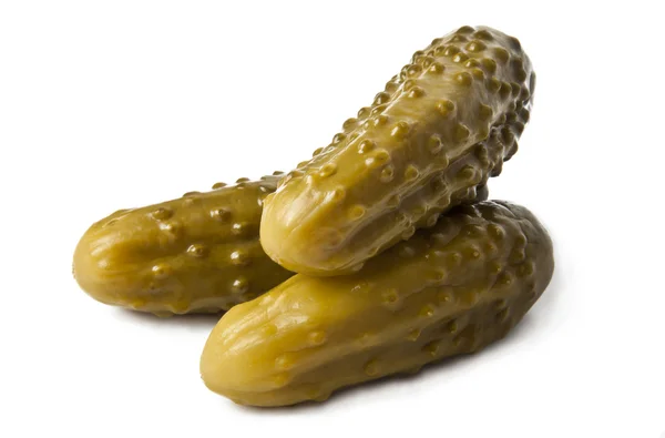 stock image Gherkins on a white background