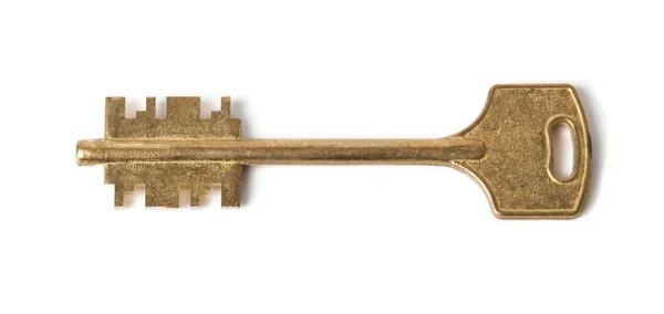 Key isolated on white — Stock Photo, Image