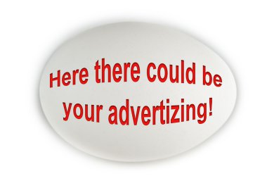 reklamcılık altında bir yer ile yumurta