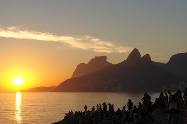 Rio sunset clipart