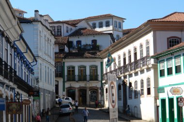 ouro Preto'daki sokaklarında