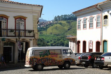 Ouro Preto'daki otobüs