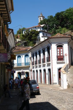 Ouro Preto'daki sokakları