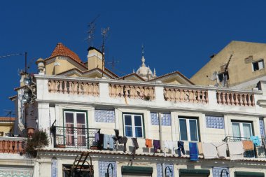 Alfama bölgesinin Lizbon