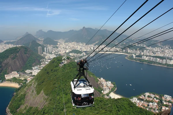 Rio teleférico — Fotografia de Stock