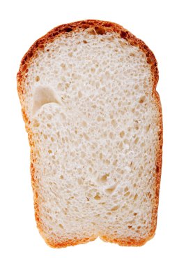 beyaz izole dilim ekmek