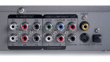 Audio Video Connection Panel clipart