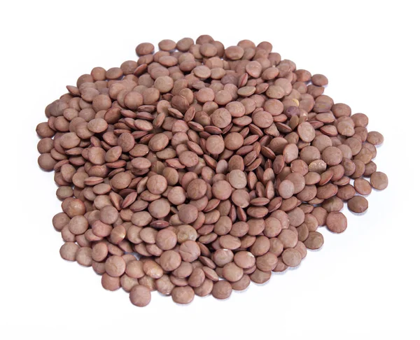 Heap of green lentil — Stock Photo, Image