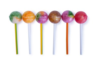 çok renkli lolipop