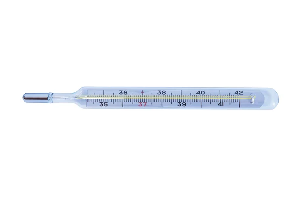 stock image Glass mercury thermometer