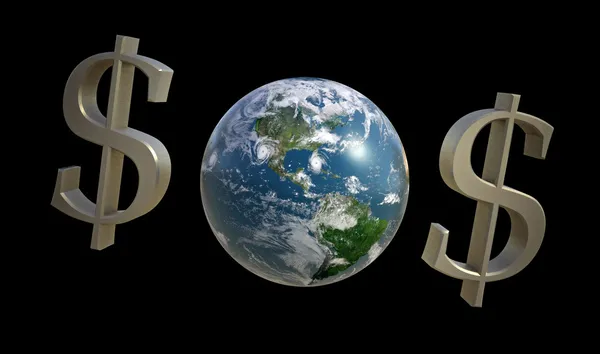 SOS för planeten jorde — Stockfoto
