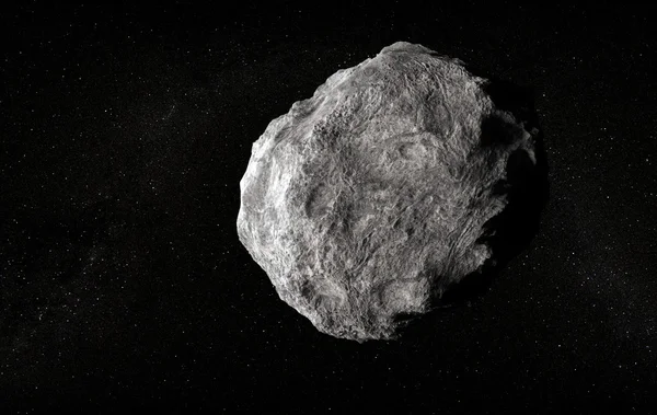 Grand planétoïde dans l'espace vide — Photo