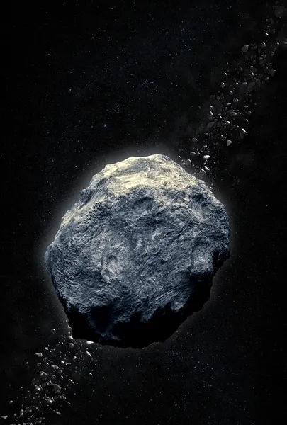Güneş sistemi - asteroit kuşağı — Stok fotoğraf