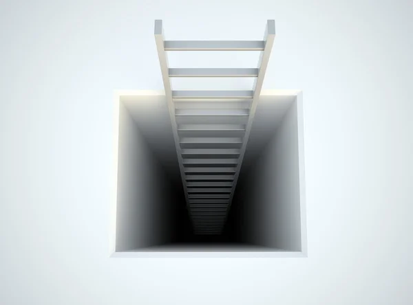 Una escalera que conduce desde el subsuelo —  Fotos de Stock