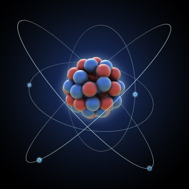 Atom - computer generated illustration