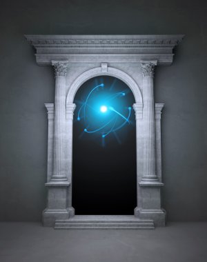Mysterious magic portal clipart