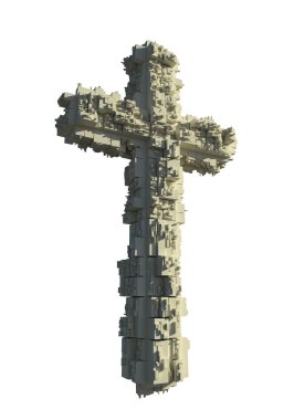 Cross abstract clipart