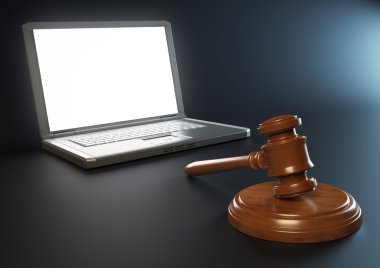 IT and legal issues concept clipart