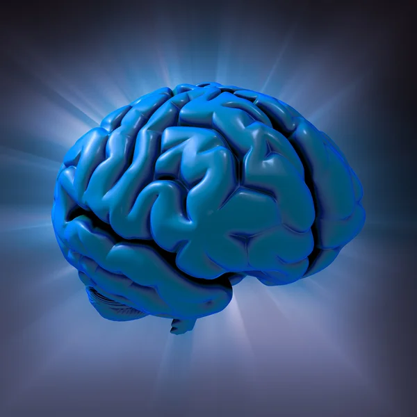 Mänskliga hjärnan abstrakt — Stockfoto