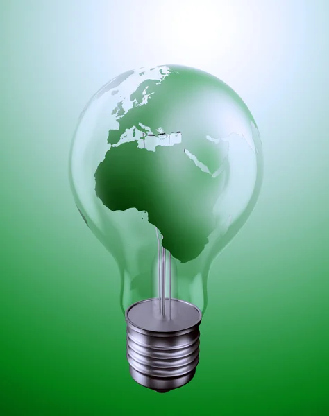 Ilustração do conceito das questões energéticas mundiais — Fotografia de Stock