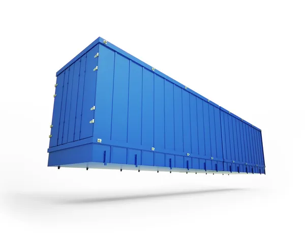 stock image Blue shipping container