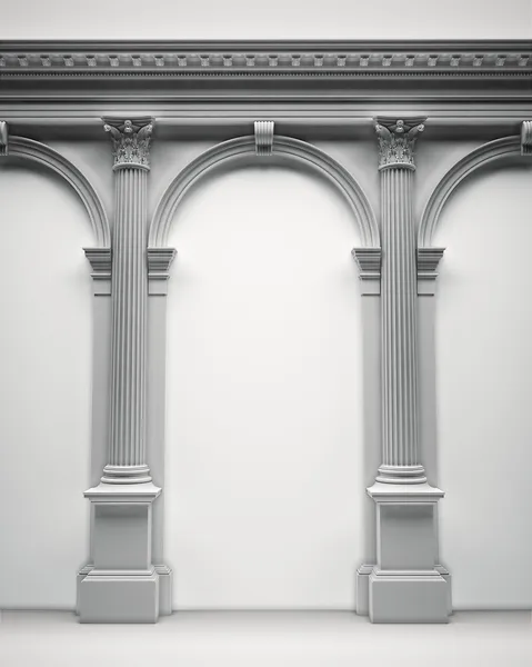 Klassisches korinthisches Portal — Stockfoto
