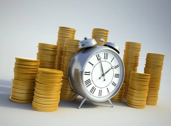 Tijd is geld concept beeld — Stockfoto