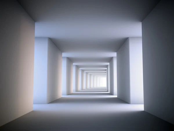 Abstracte corridor — Stockfoto