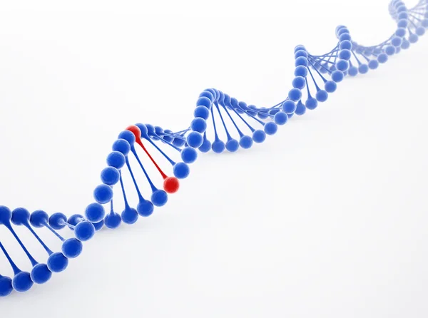 Ilustracja pasma DNA — Zdjęcie stockowe